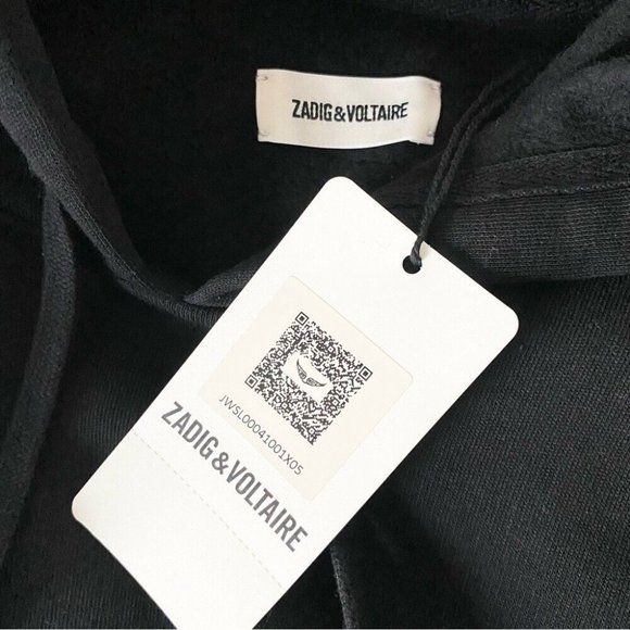 ZADIG & VOLTAIRE Clipper Skull Foil Sweatshirt Hoodie - Picture 2 of 5